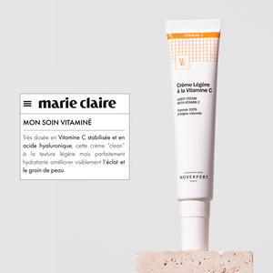 كريم نوفإكسبيرت "لايت كريم" بفيتامين C للإشراقة والنضارة - طبيعي 100%Novexpert The Vitamin C Light Cream - Radiance & Anti-Aging Care)